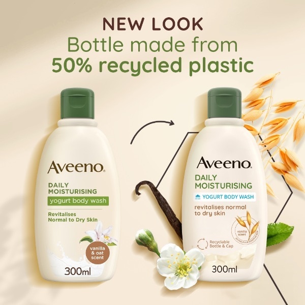 Aveeno Vanilla & Oats Body Wash 300ml