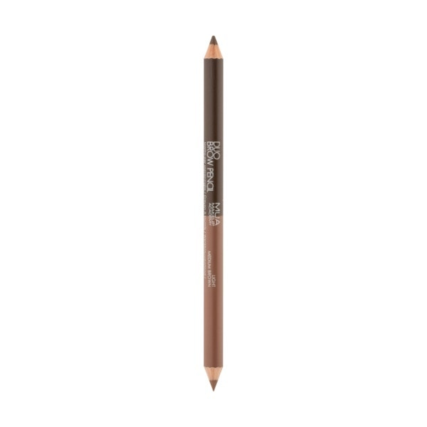 MUA Duo Brow Pencil Light- Medium Brown