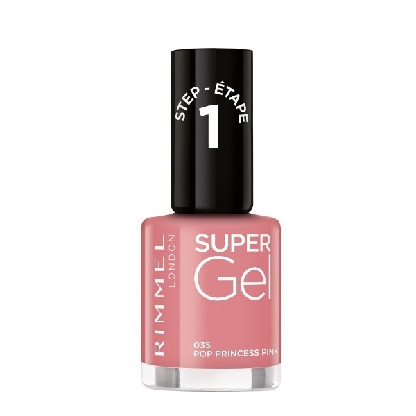 Rimmel Super Gel Nail Polish Pop Princess Pink 8ml