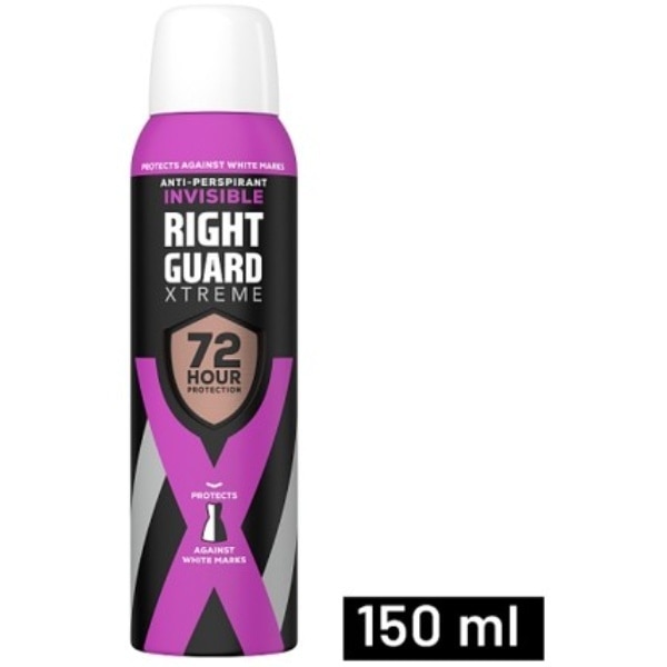 Right Guard Xtreme Fem Invisible Anti-Perspirant Deo 150ml