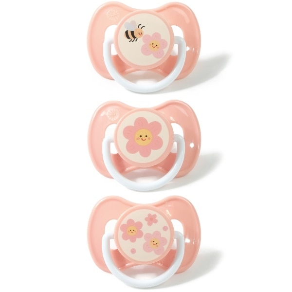 Griptight 6m+ Glow in Dark Soothers Pink