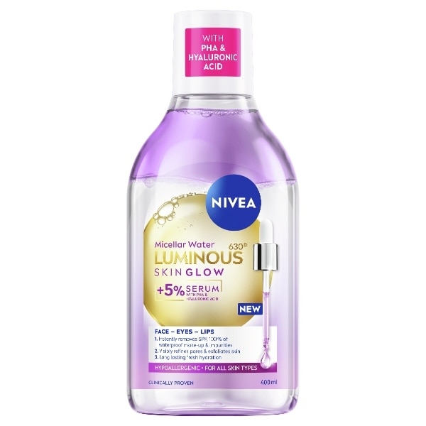 Nivea Luminous Skin Serum Micellar Water