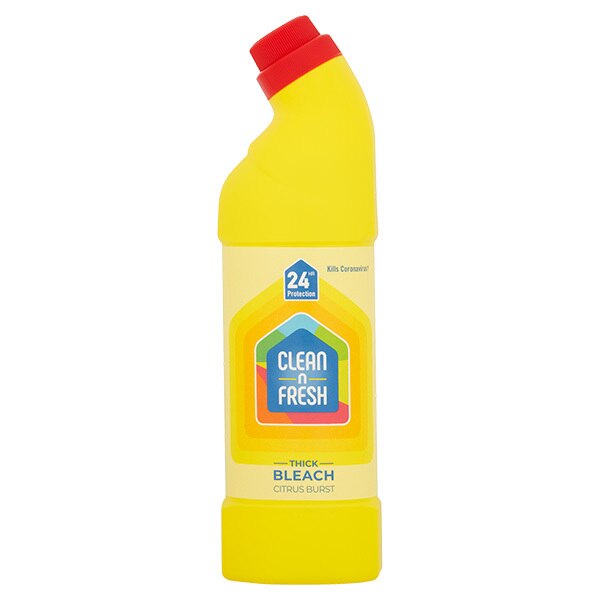 Clean n Fresh Thick Bleach Lemon 750ml