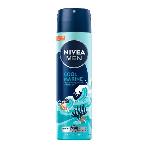 Nivea Men Cool Marine 72H Antiperspirant 150ml