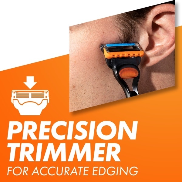 Gillette Set Fusion Razor + Sensitive Shave Gel 200ml