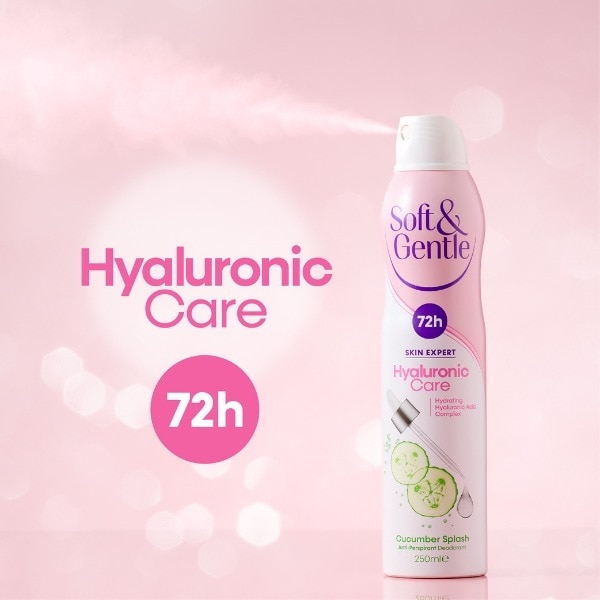 Soft&gentle Hyaluronic 72H Deodorant Cucumber