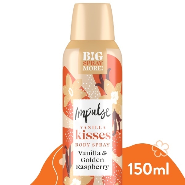 Impulse Vanilla Kisses Body Spray 150ml