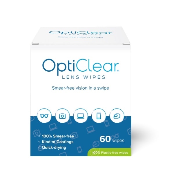 Opticlear Lens Wipes 60pk