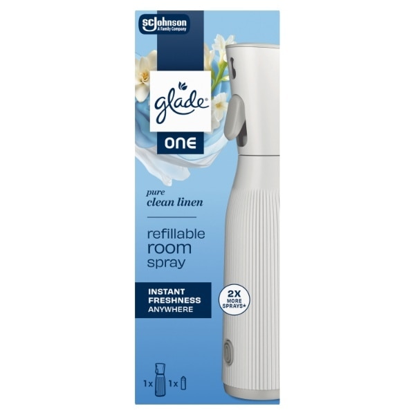 Glade One Room Spray Starter Kit Linen