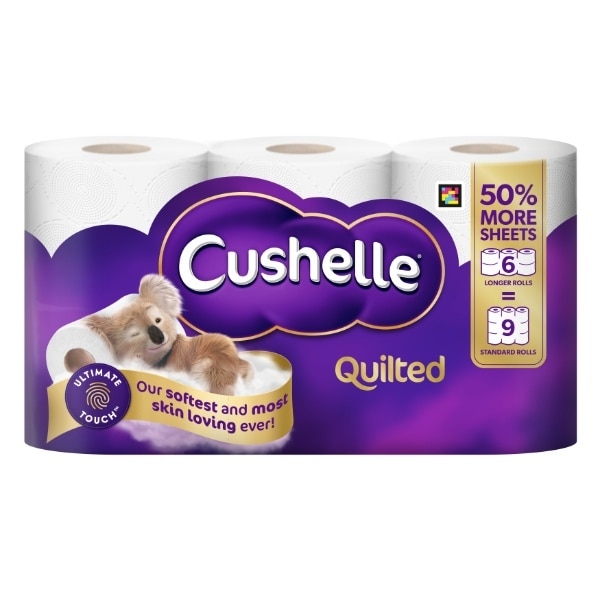 Cushelle Quilted 6 Rolls
