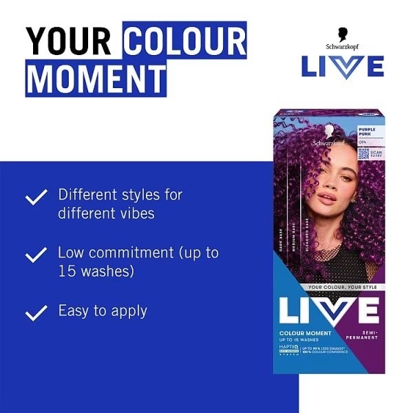 LIVE COLOUR MOMENT 094 PURPLE PUNK