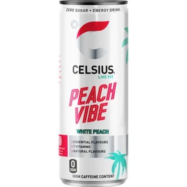Celsius Peach Vibe 355ml