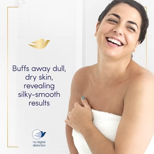 Dove Shower Body Scrub Macadamia Jar 225ml