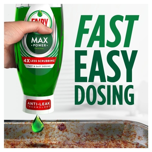 Fairy Max Power Washing Up Liquid Original 450Ml+95Ml Extra Free