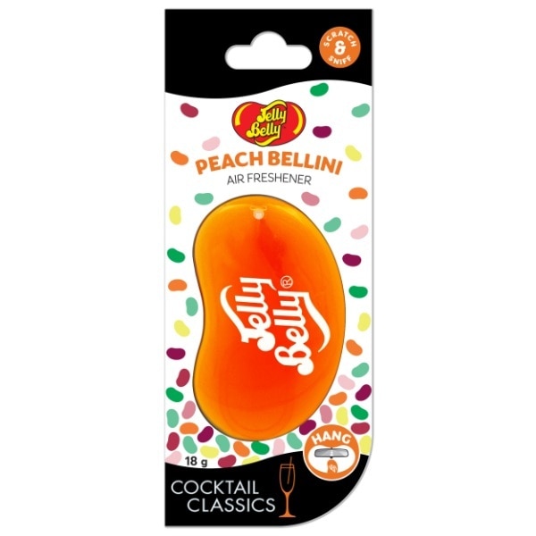 Jelly Belly Car Airfreshner Peach Bellini