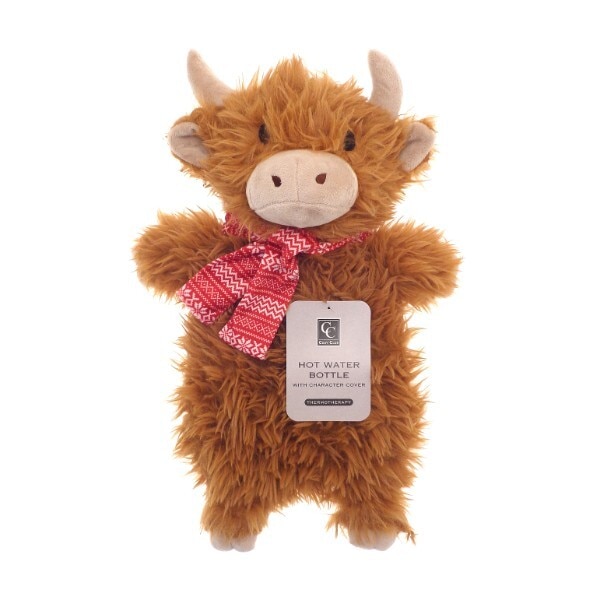Hot Water Bottle Novelty Highland Cow