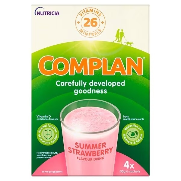 Complan Strawberry 4 x 55G