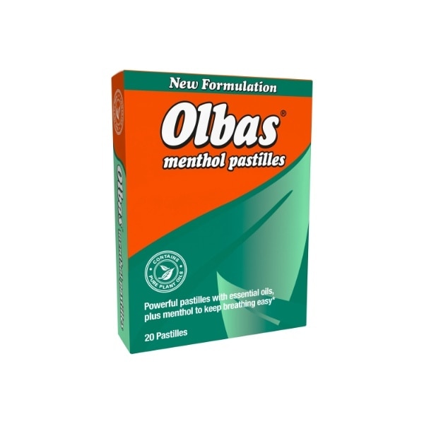 Olbas Menthol Pastilles, With Menthol To Ease Nasal Flow