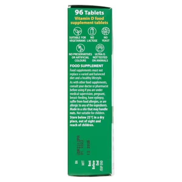 Vitabiotics Ultra Vitamin D3 96s