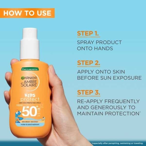 Ambre Solaire Kids Spray Spf50+ 150Ml