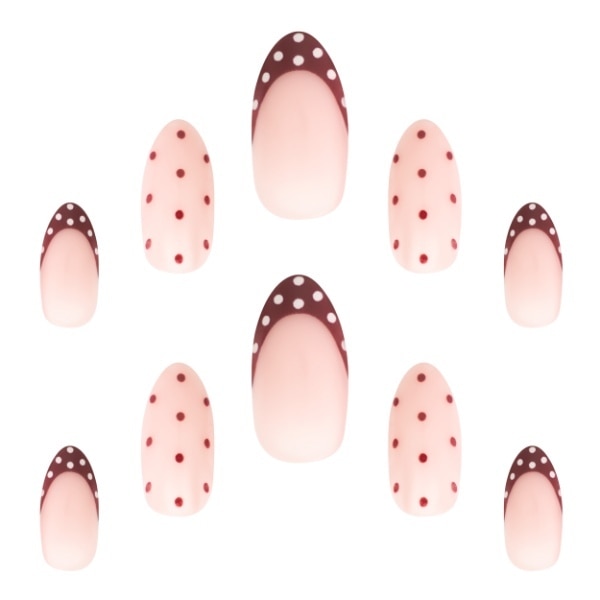 Elegant Touch Dream Nails Polka Dot 24s