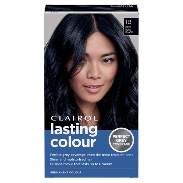 Clairol Lasting Colour Permanent Hair Dye - 1B Blue Black