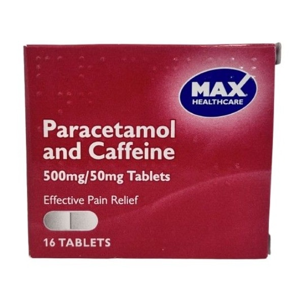 Max Healthcare Paracetamol Plus Caplets 16S