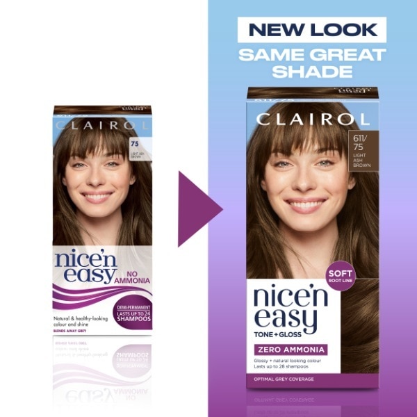 Nicen Easy No Ammonia Light Ash Brown