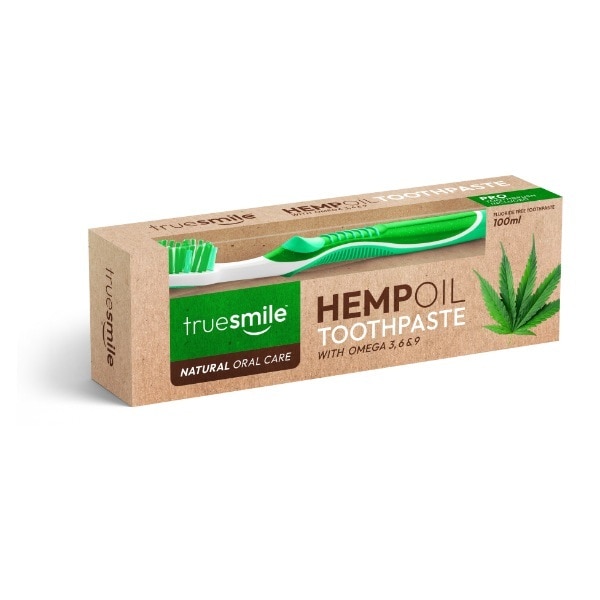 Truesmile Hemp Oil Paste And Brush 100ml