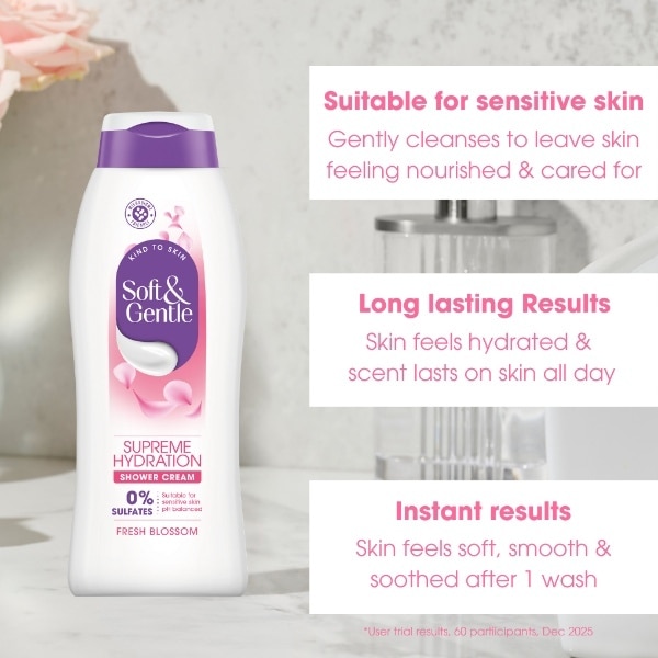 Soft & Gentle Fresh Blossom Shower Cream 400Ml