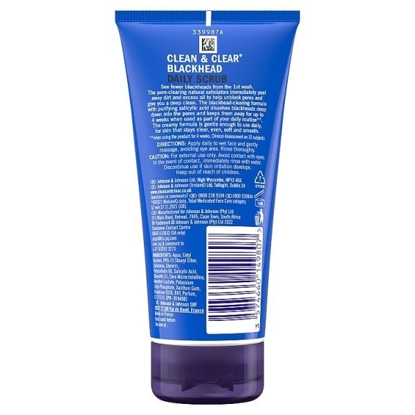 Clean & Clear Blackhead Scrub 150ML