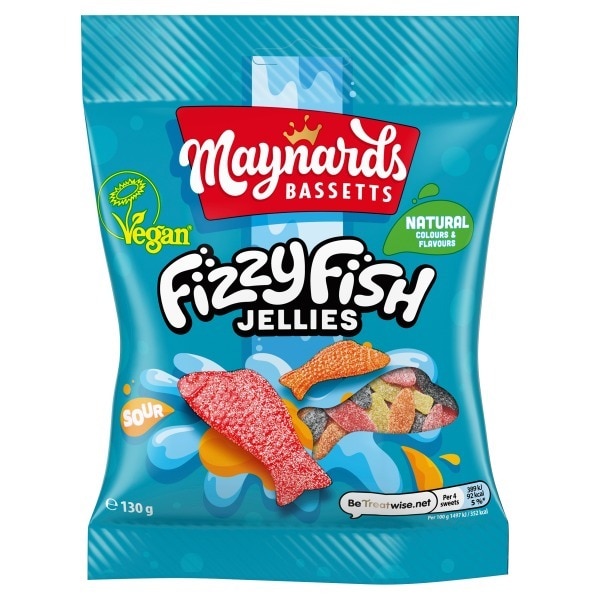 Bassetts Fizzy Fish 130g