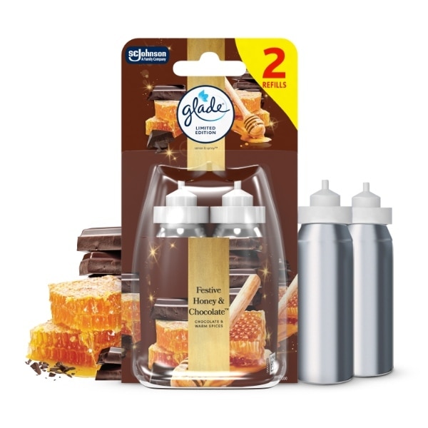 Glade Sense N Spray Twin Refill Chocolate