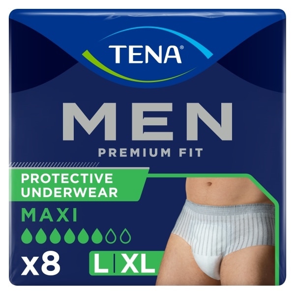 Tena Men Premium Fit Level 4 Pants Large 8S