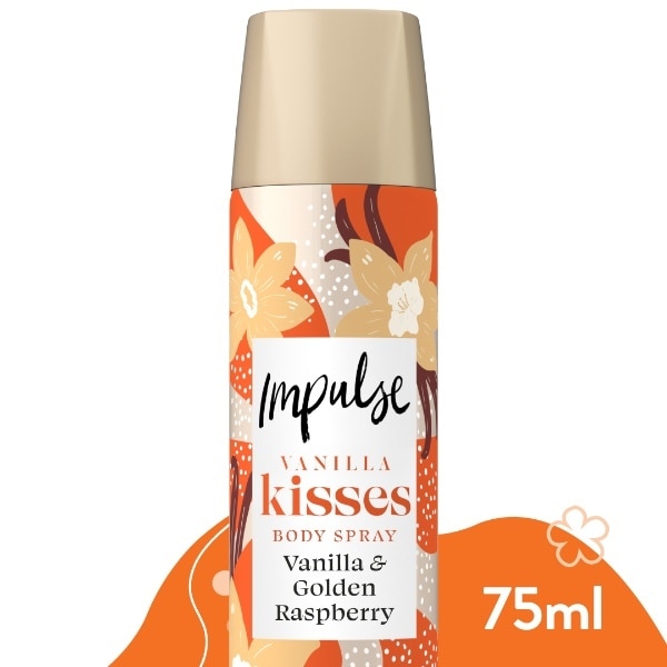 Impulse Vanilla Kisses Body Spray 75ml