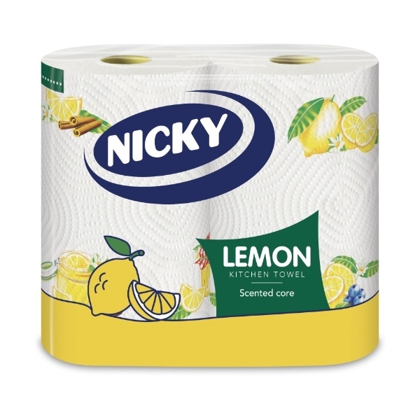 Nicky Lemon Kitchen Towel 2 Pack