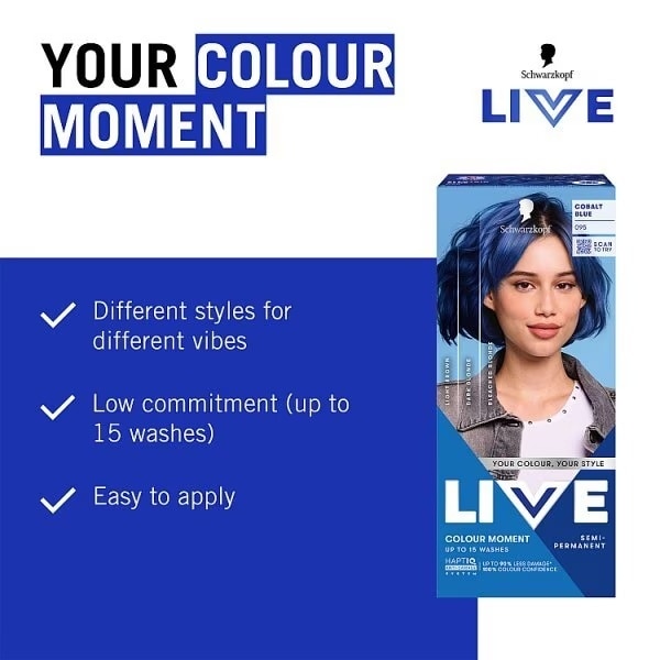 LIVE COLOUR MOMENT 095 COBALT BLUE