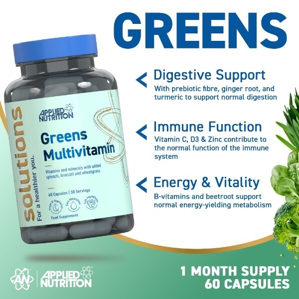 Supergreens Capsules 60s