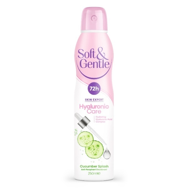Soft&gentle Hyaluronic 72H Deodorant Cucumber