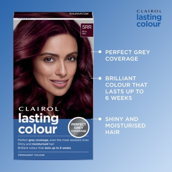 Clairol Lasting Colour Permanent Hair Dye - 5Rr Real Red