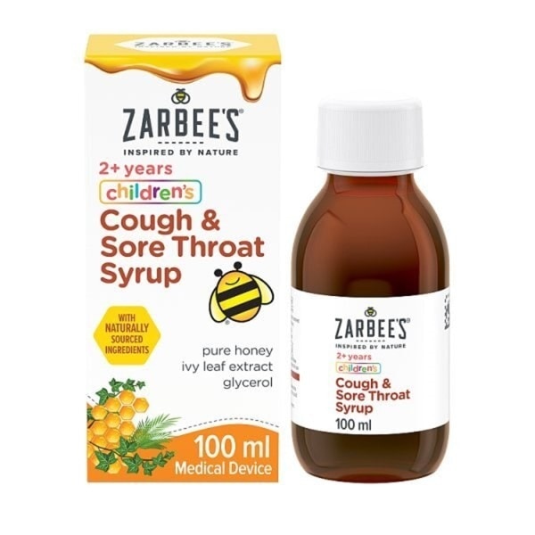 Zarbees Kids Cough Throat Syrup 100ml