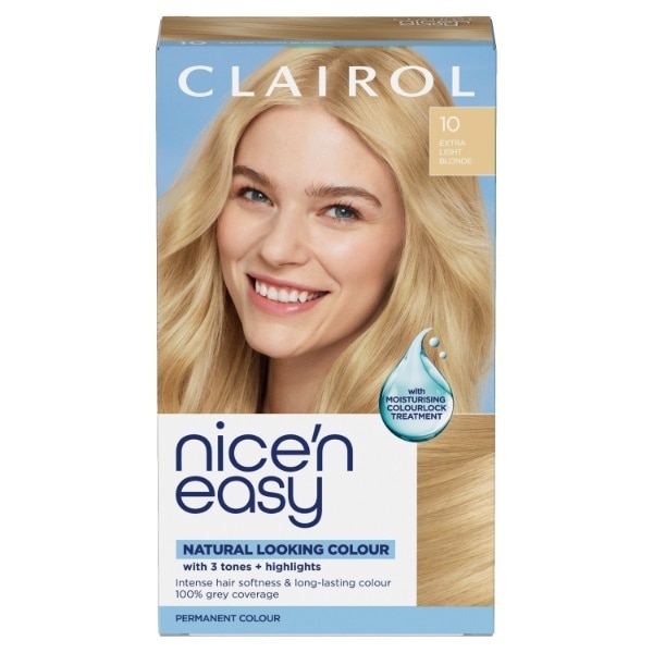 Clairol Nice 'n Easy Hair Dye Extra Lght Blonde 10