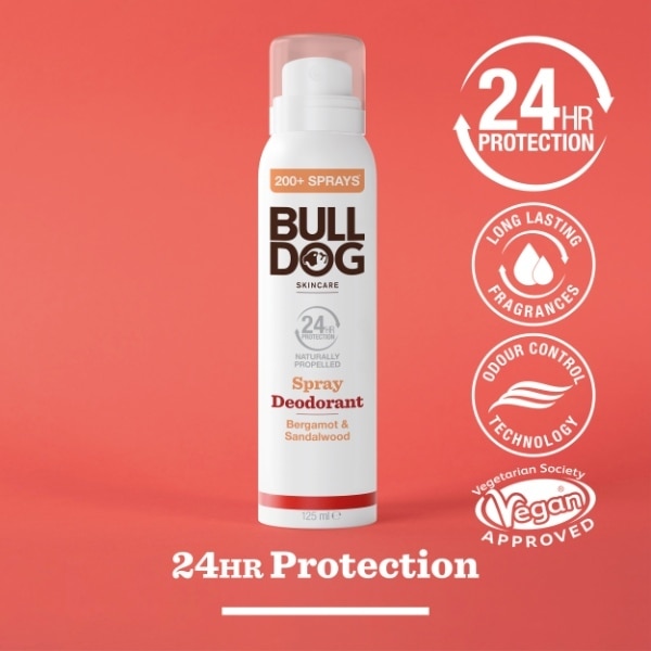 Bulldog Bergamot Sandalwood Deodorant Men 125ml