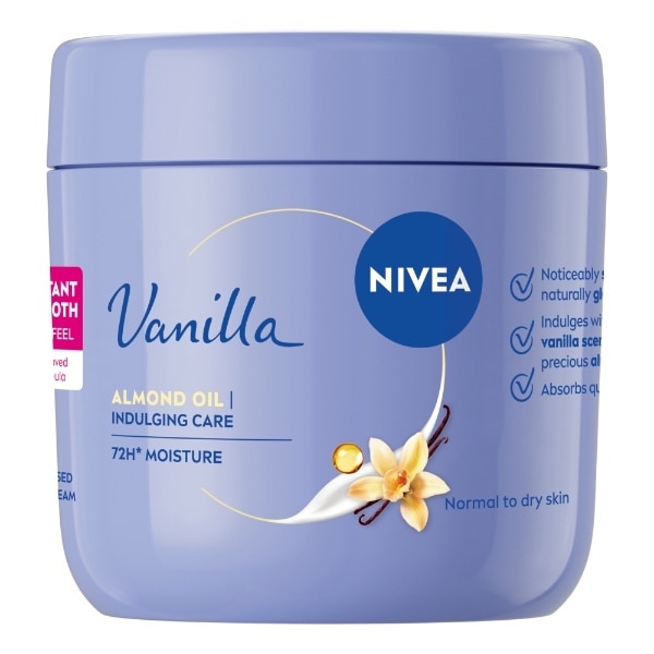 Nivea Body Jar Vanilla Almond Oil Crème 400Ml