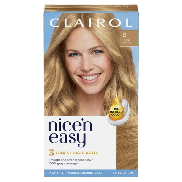 Clairol Nice'n Easy Hair Dye 8 Medium Blonde
