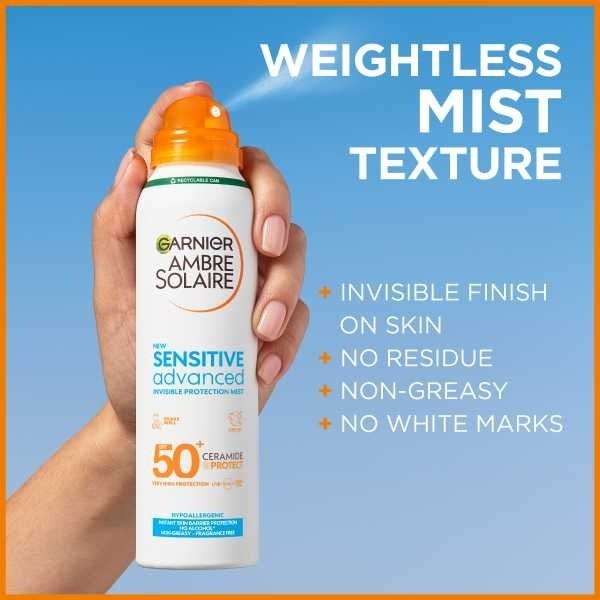 Ambre Solaire SPF 50 Dry Mist Spray 150ml