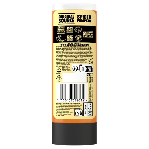 Original Source Bodywash 250ml Spiced Pumpkin