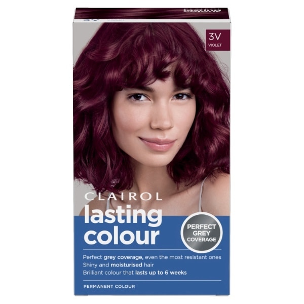 Clairol Lasting Colour Permanent Hair Dye - 3V Violet
