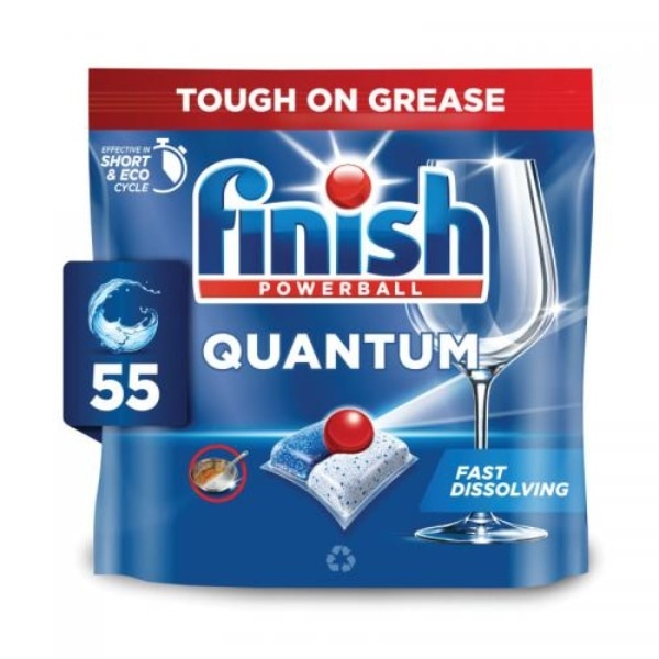 Finish Dishwasher Tablets Quantum, 55 Tablets