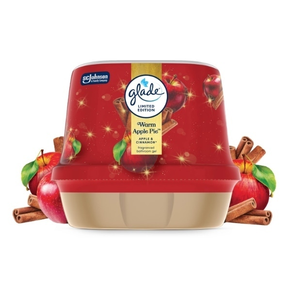 Glade Bathroom Gel Apple 180G